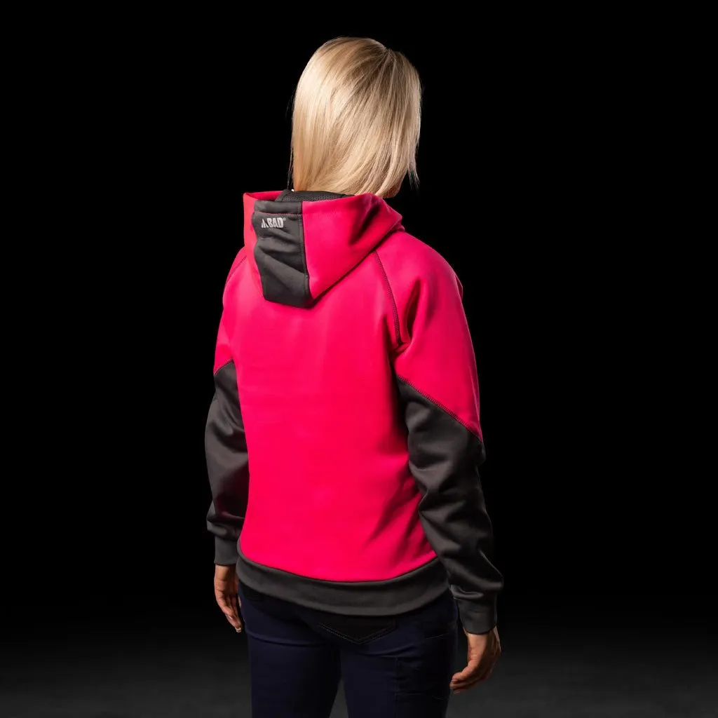 BAD WOMENS ESSENTIAL HI-VIS FLEECE HOODIE