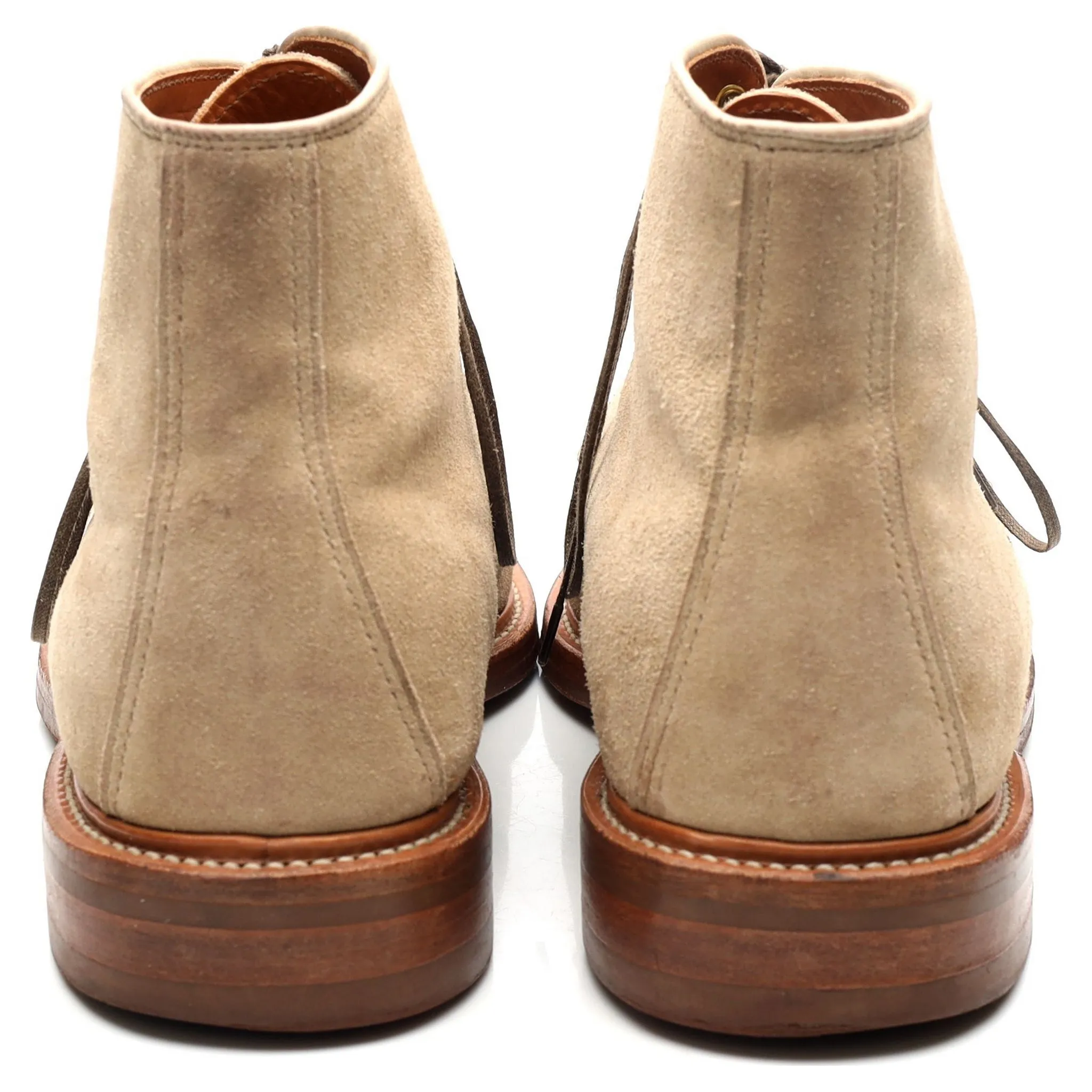 Beige Suede Service Boots UK 11 E