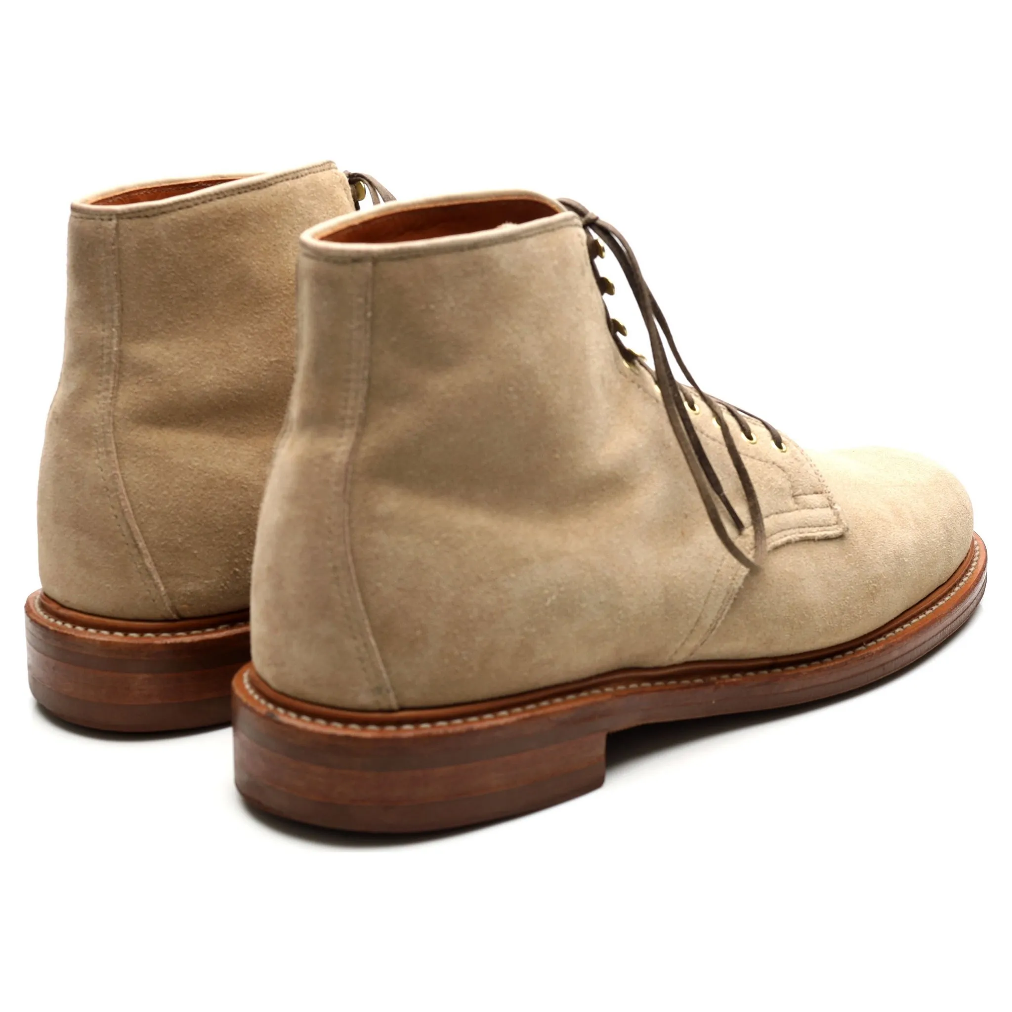 Beige Suede Service Boots UK 11 E