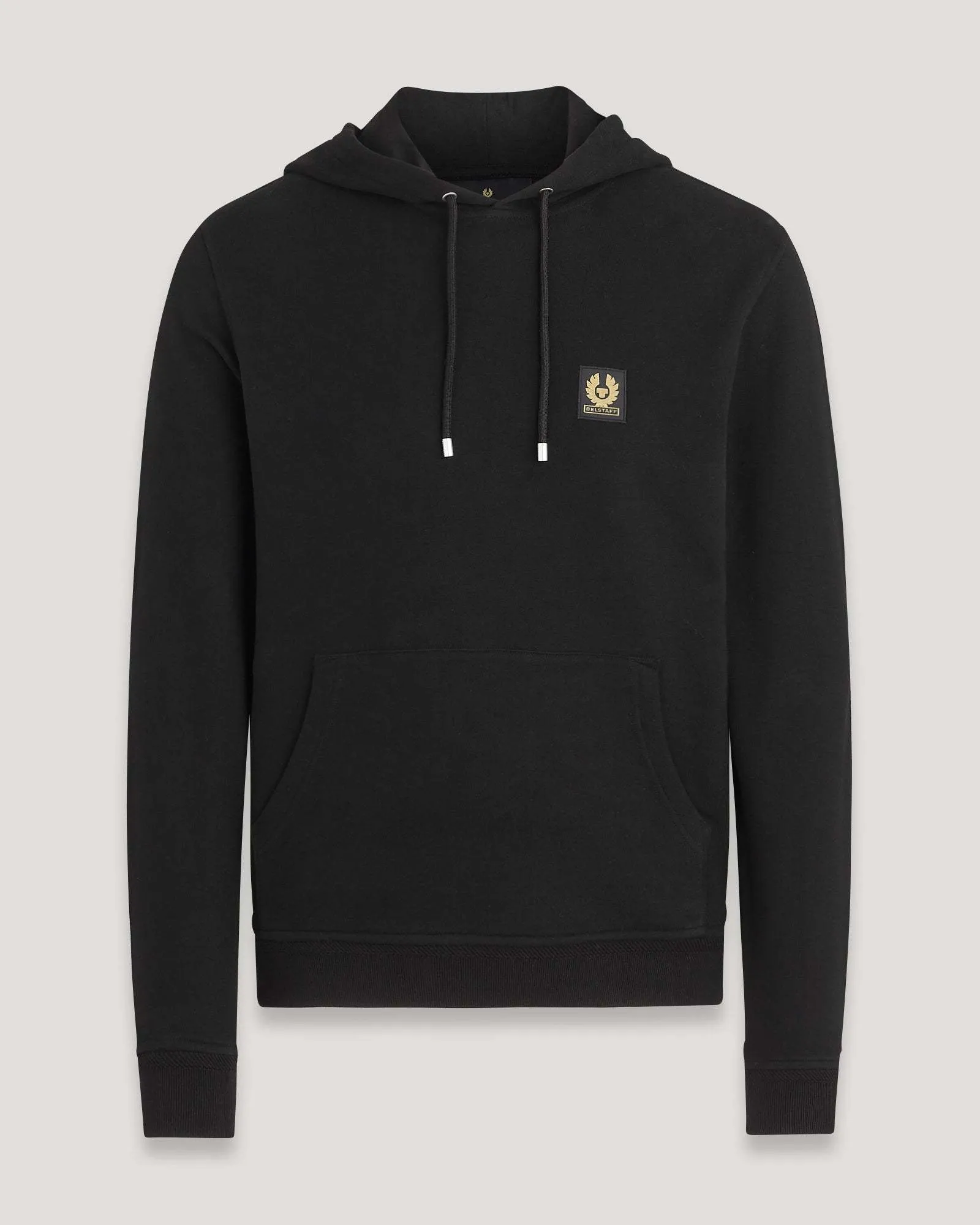 BELSTAFF  |Long Sleeves Plain Cotton Logo Hoodies