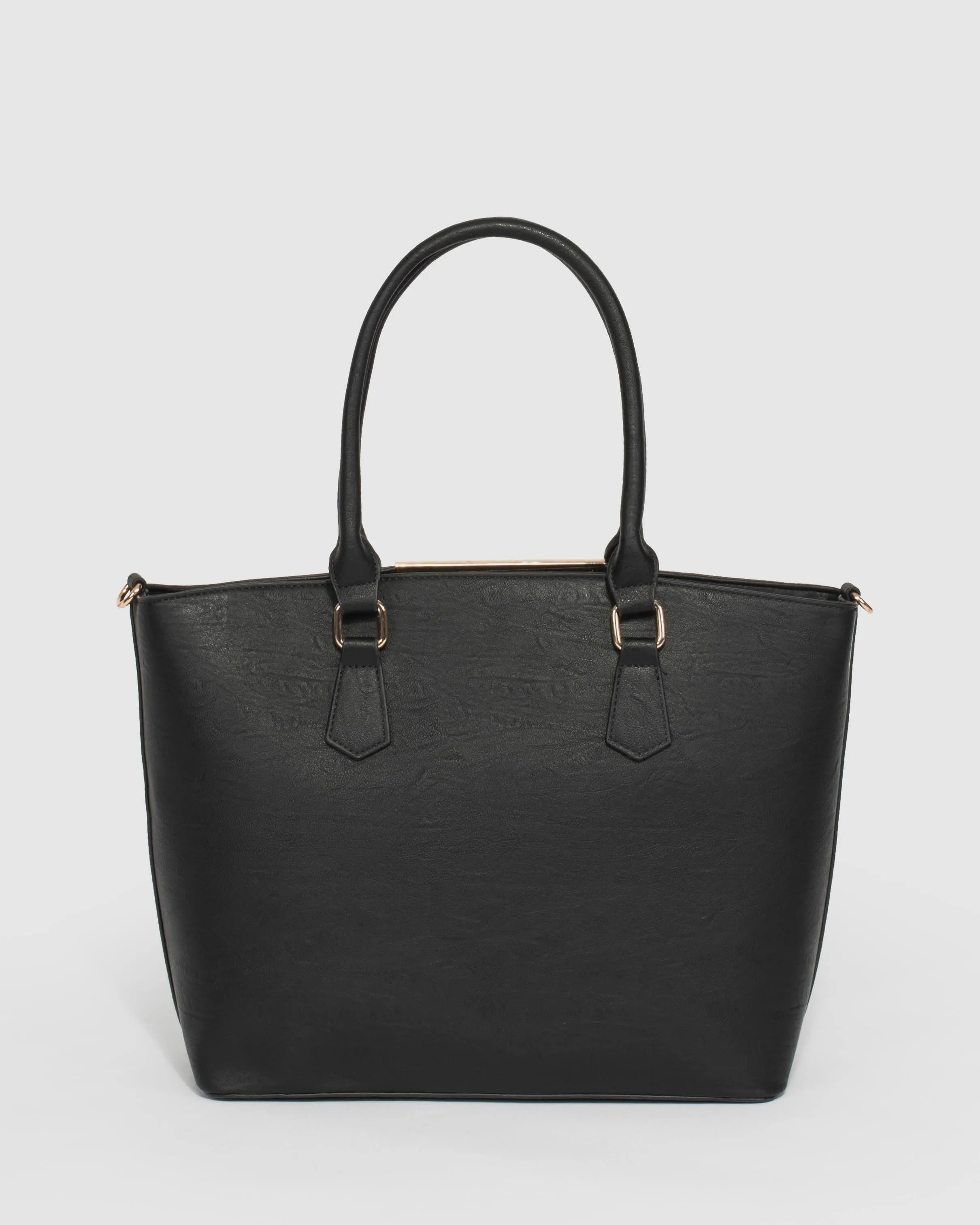 Black Aida Large Tote Bag