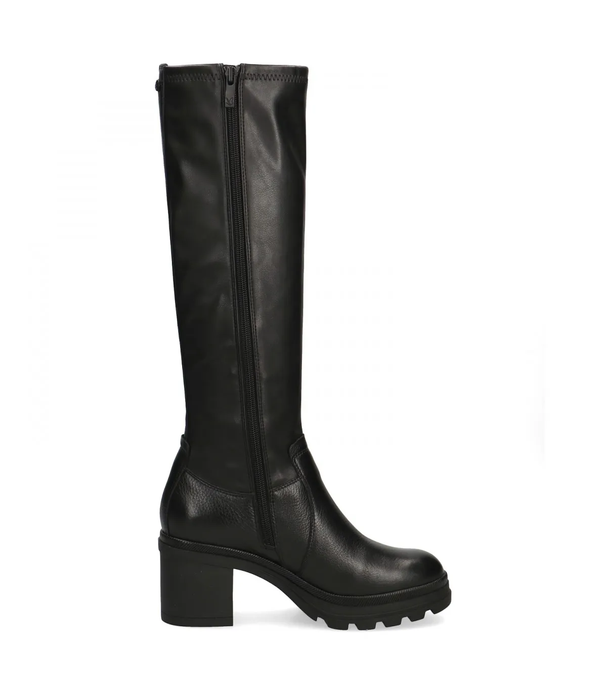 Black Stretch Boots by Caprice 25600