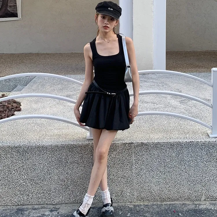 Black Tank Tulle Dress