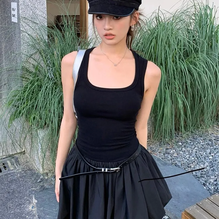 Black Tank Tulle Dress