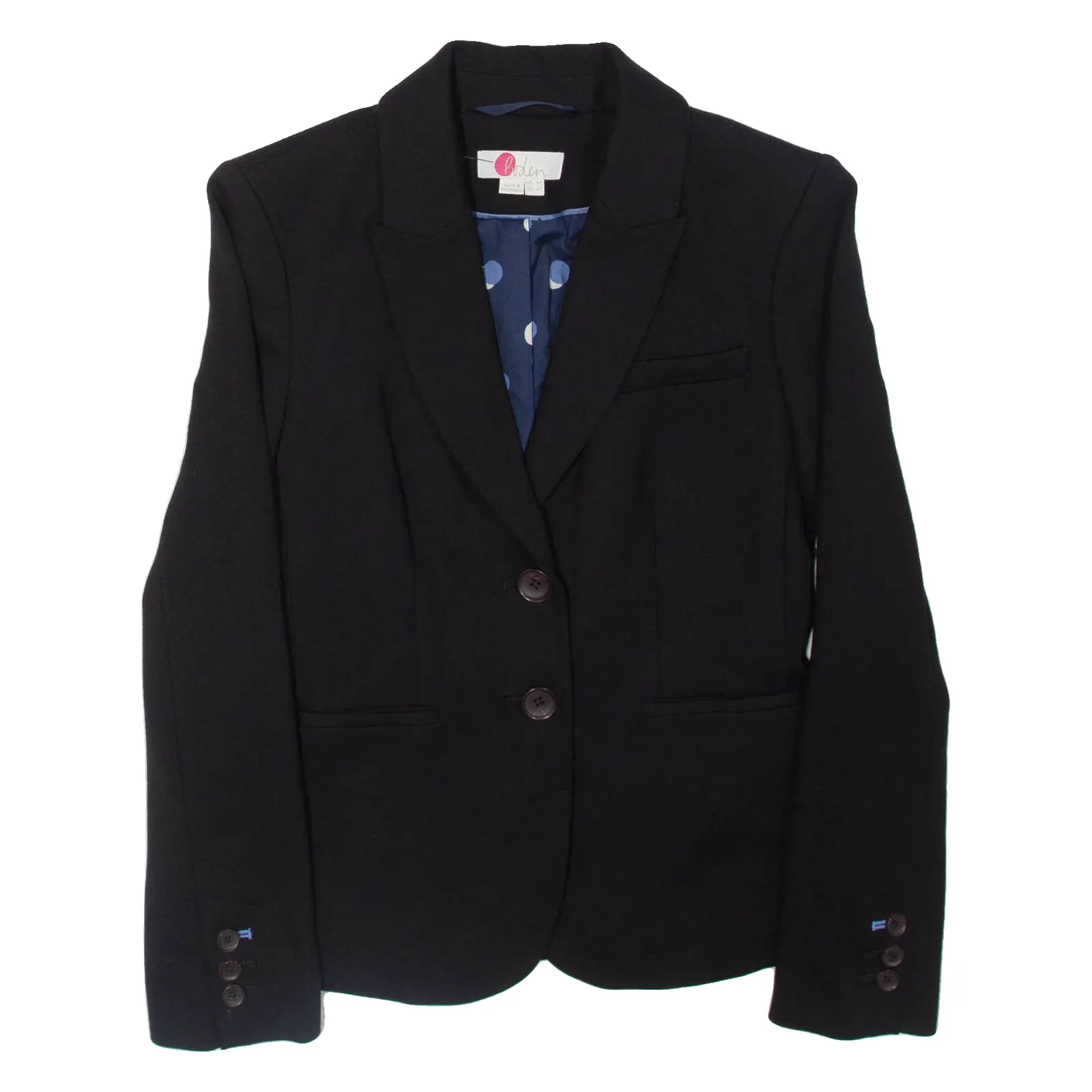 BODEN Womens Blazer Jacket Black UK 6