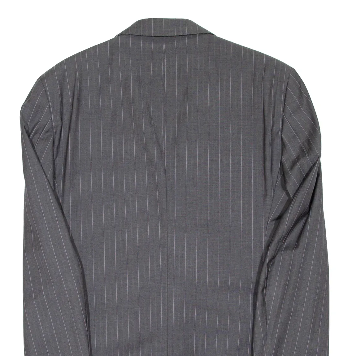 BOSS Mens Blazer Coat Grey Striped M