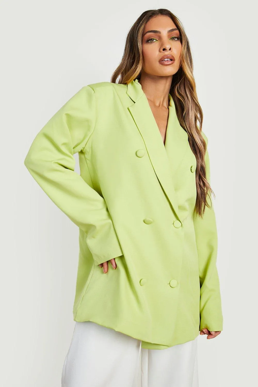 Bright Oversized Tailored Blazer