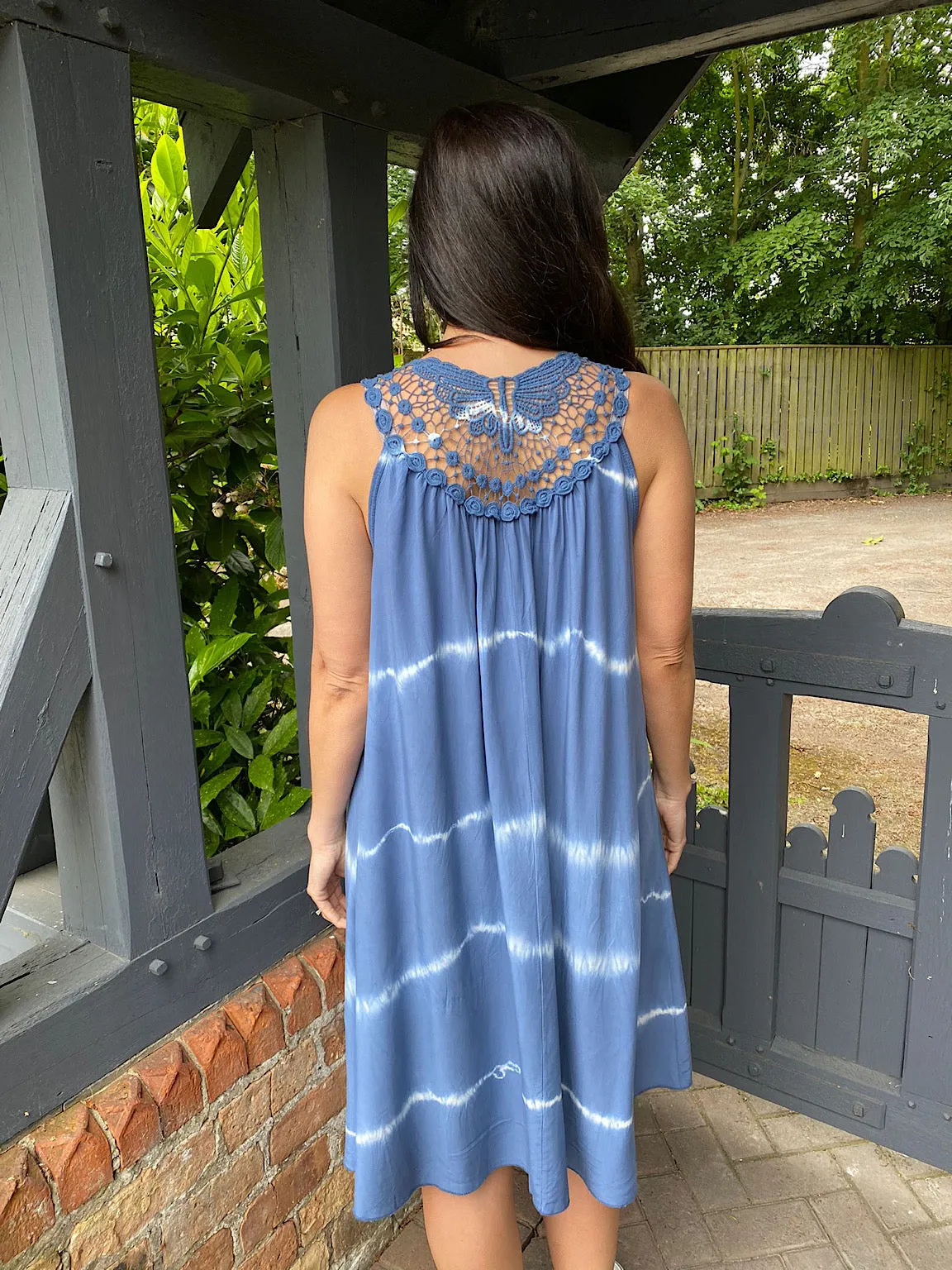 Butterfly Crochet Tie Dye Dress Tanya