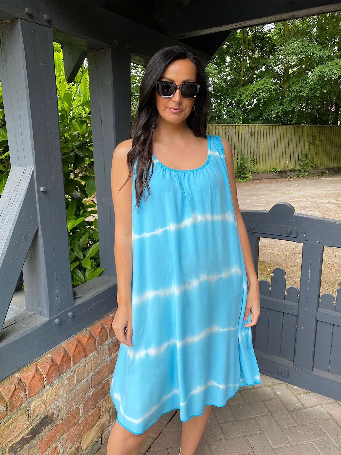 Butterfly Crochet Tie Dye Dress Tanya