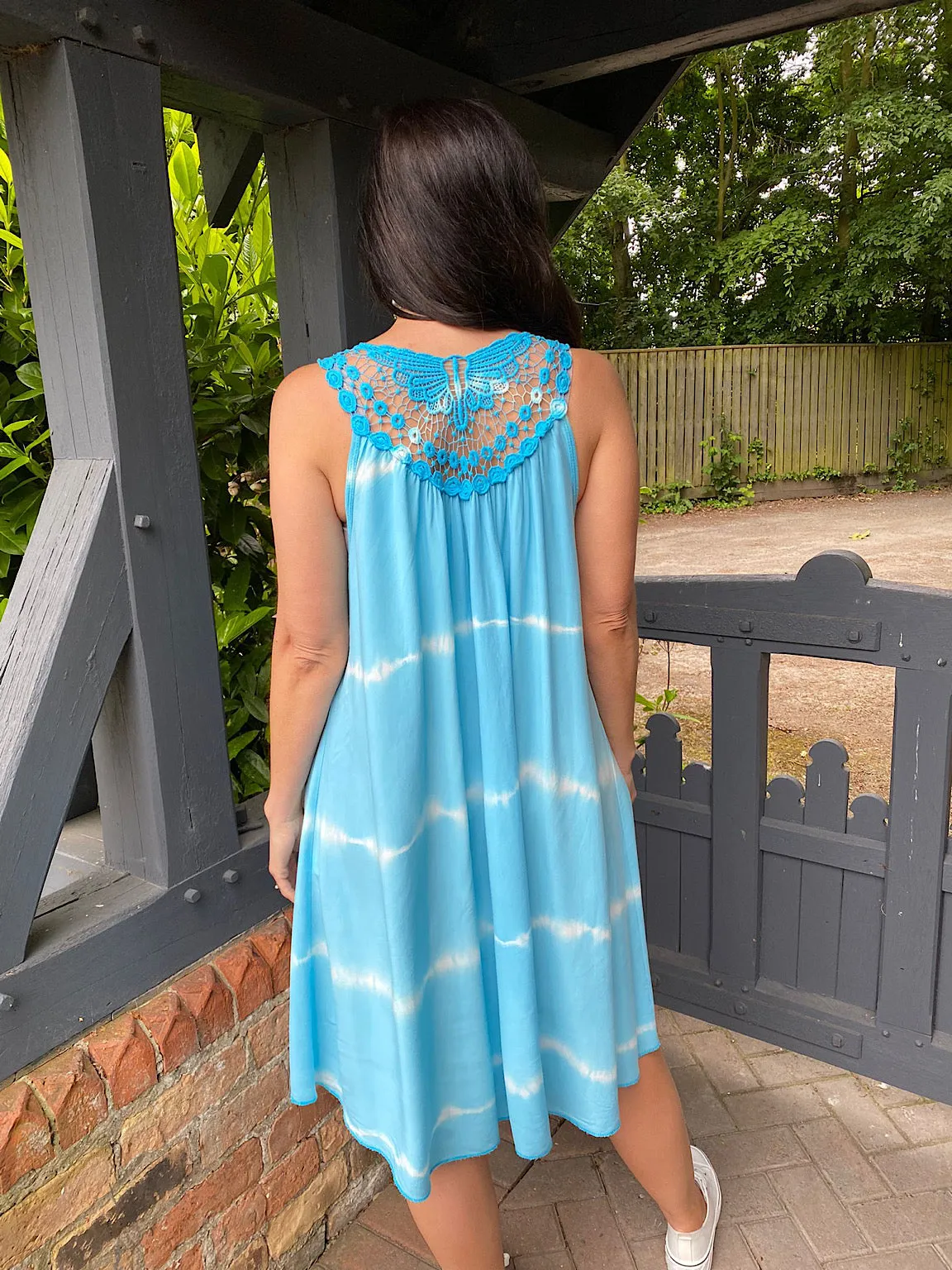 Butterfly Crochet Tie Dye Dress Tanya