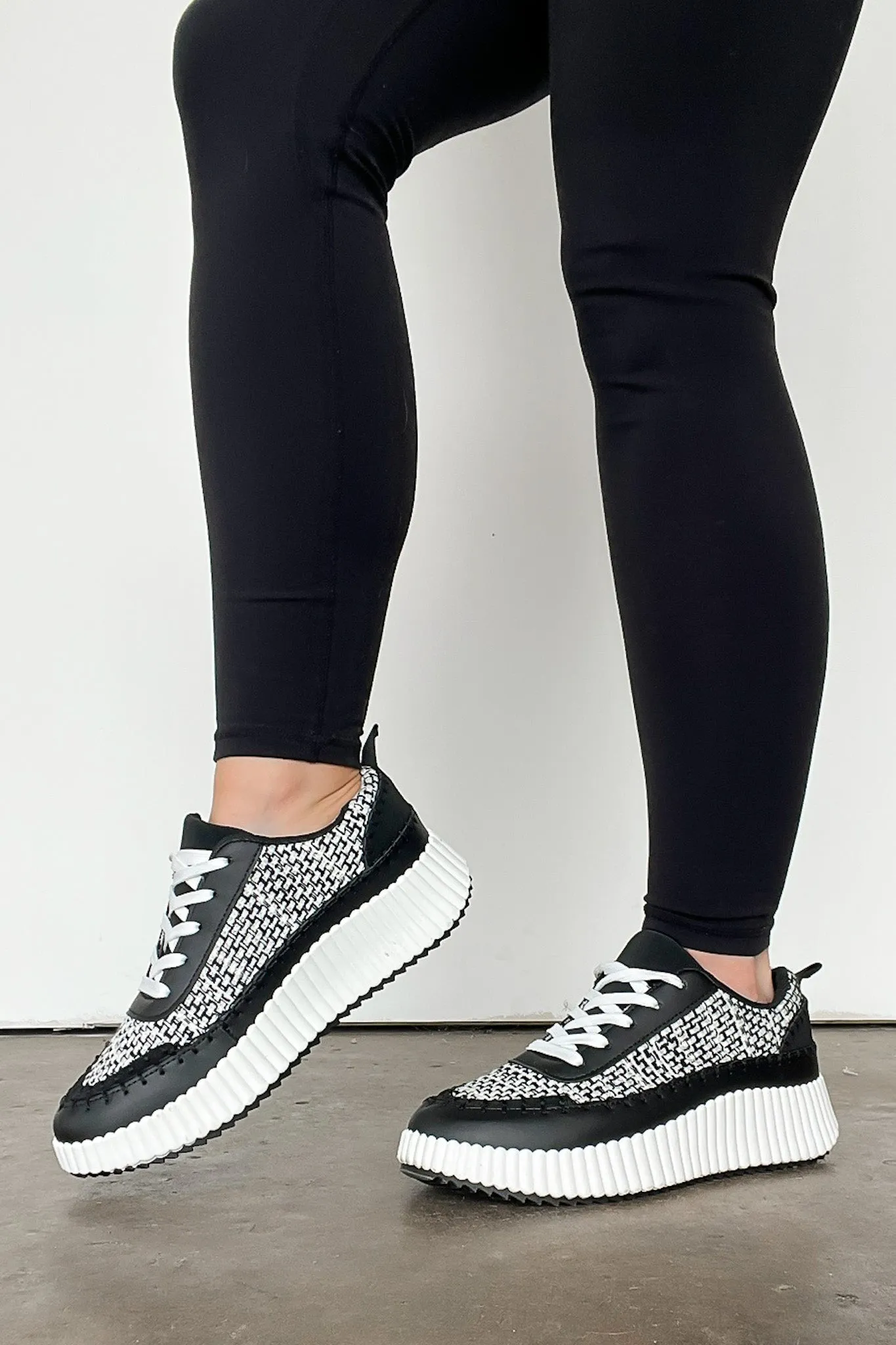 Casarah Blanket Stitch Platform Sneakers