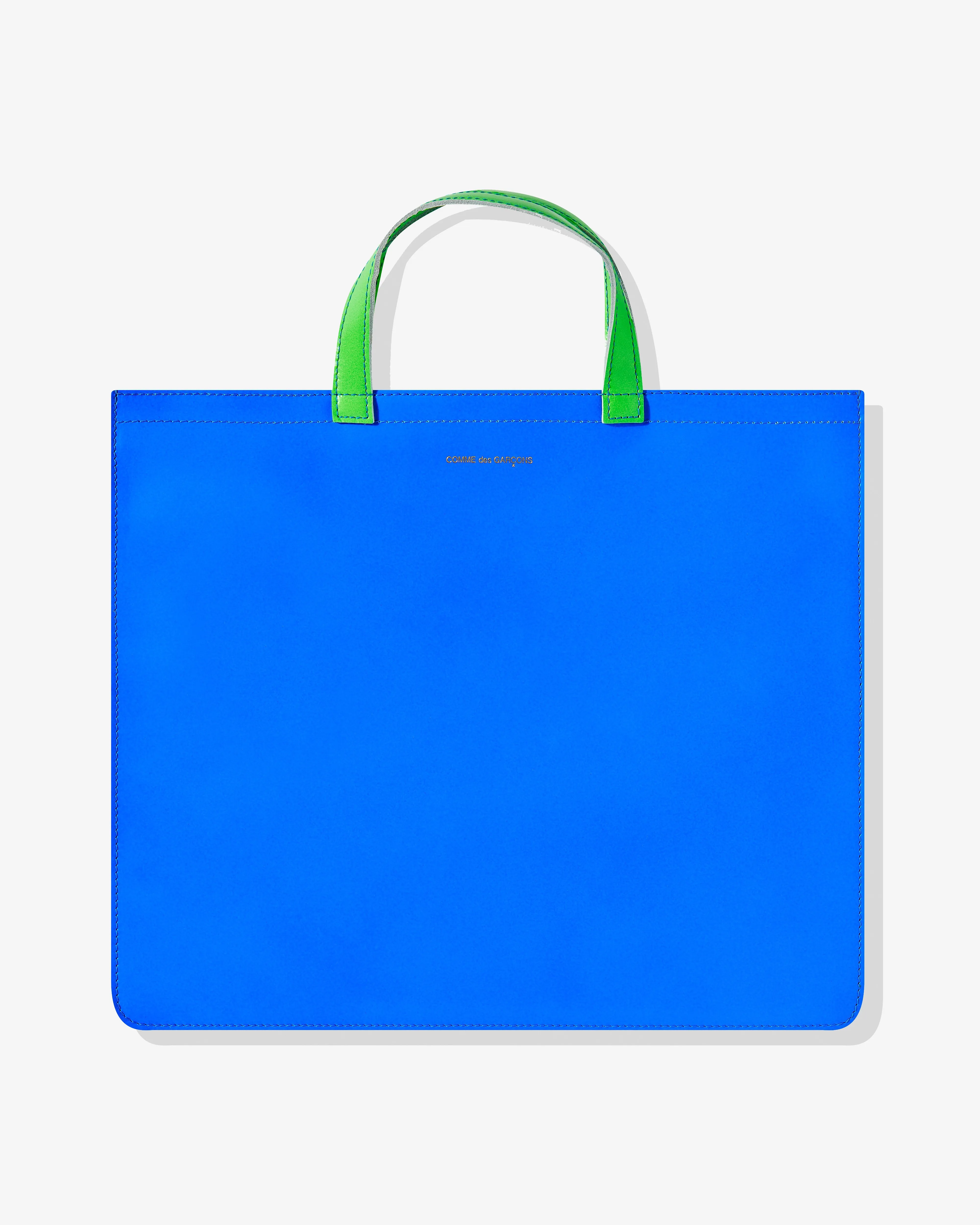 CDG Wallet Super Fluo Tote Bag  Blue/Orange SA9000SF