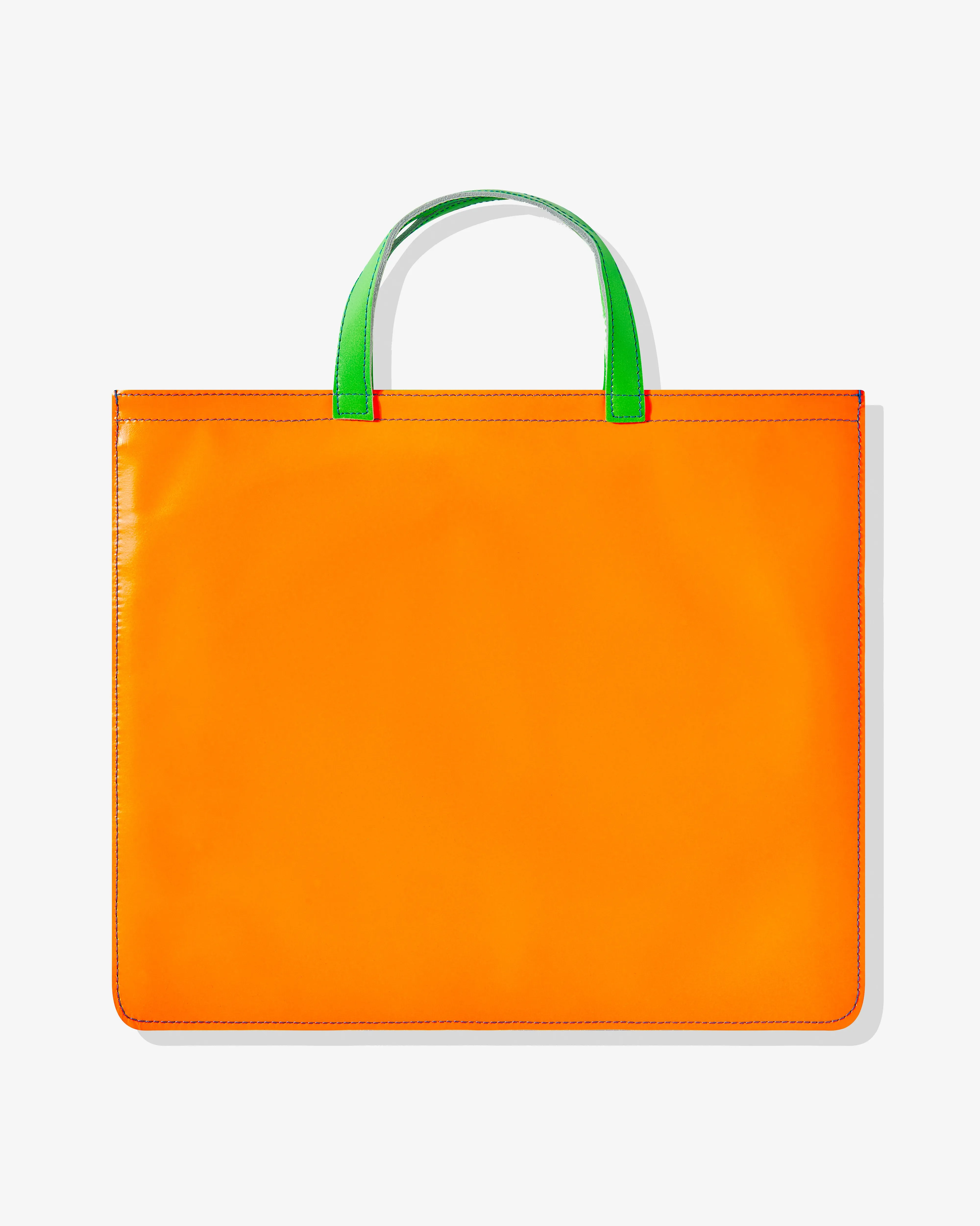 CDG Wallet Super Fluo Tote Bag  Blue/Orange SA9000SF