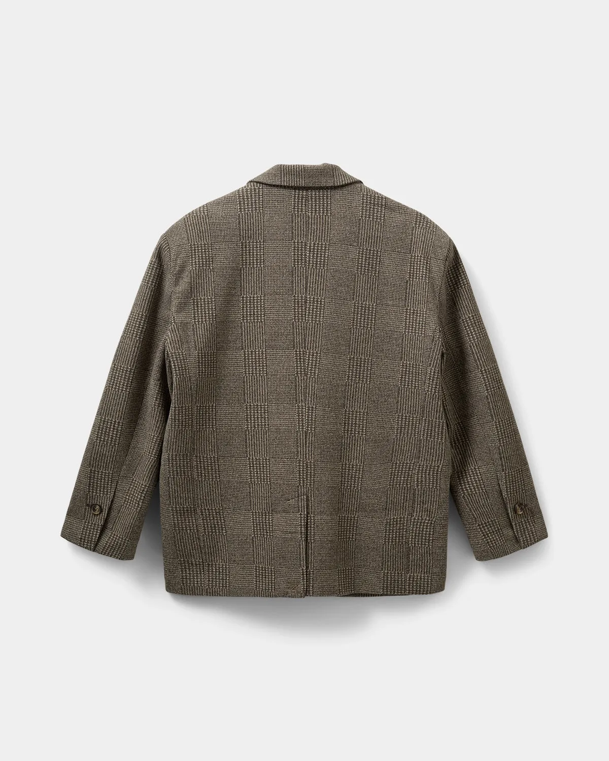 CHANTALLYSW BLAZER - Brown check