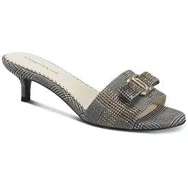 Charter Club Womens Tessa Embellished Slip On Heels