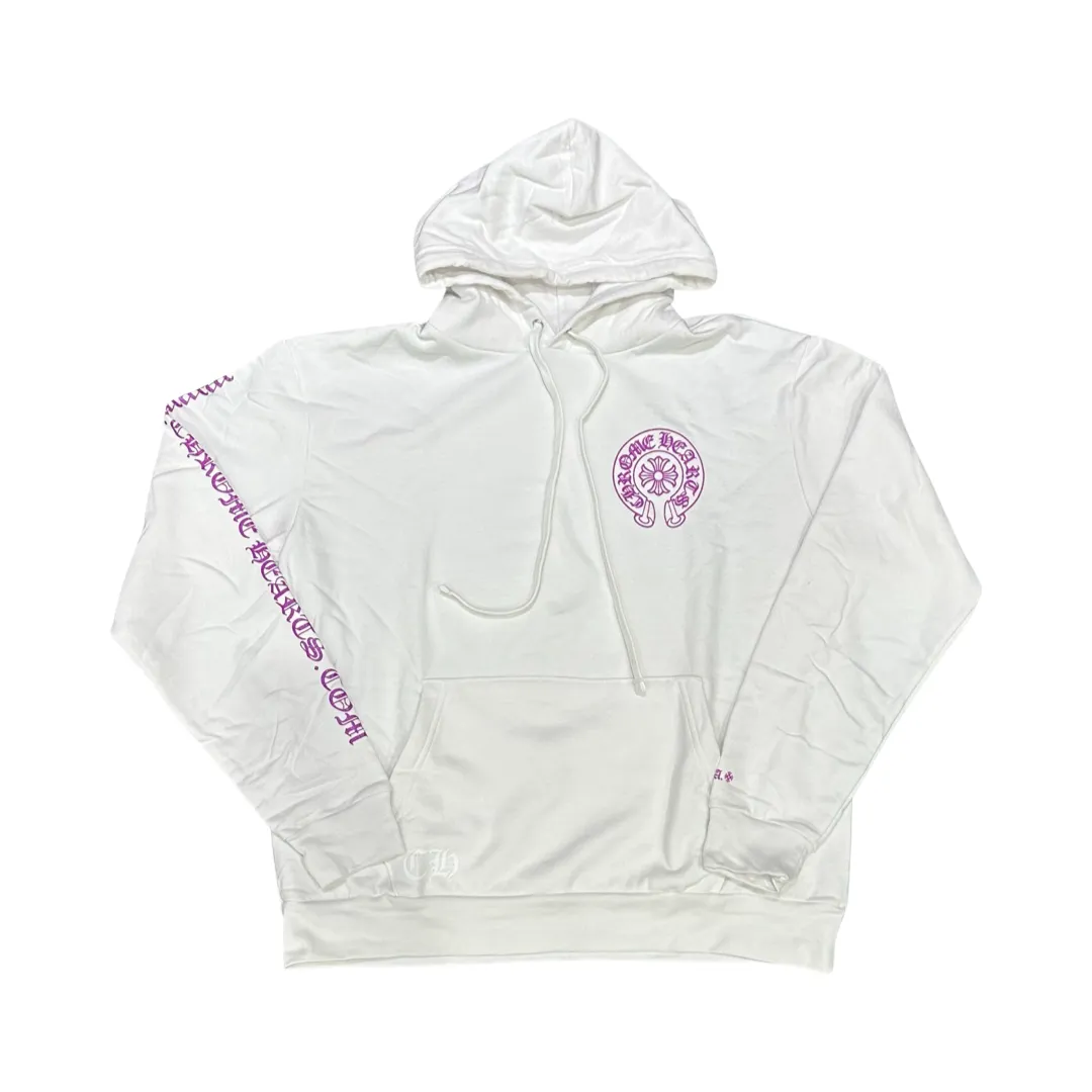 Chrome Hearts Online Exclusive Hoodie White/Purple