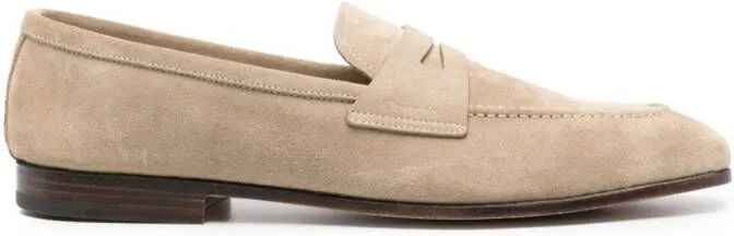 Church's suede slip-on loafers Neutrals