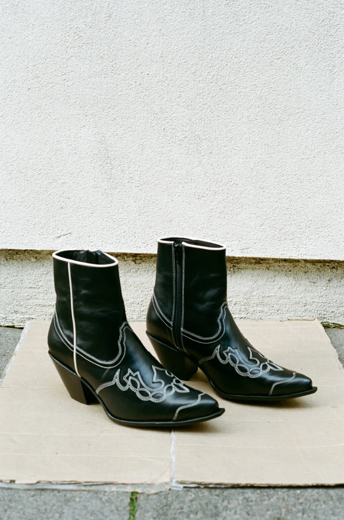 Clint 3" Heel  BOOTS - BLACK