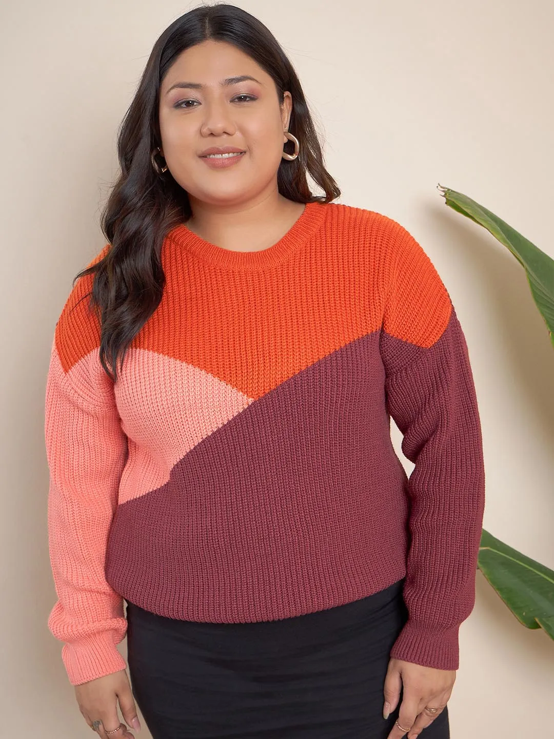 Color Block Sweater