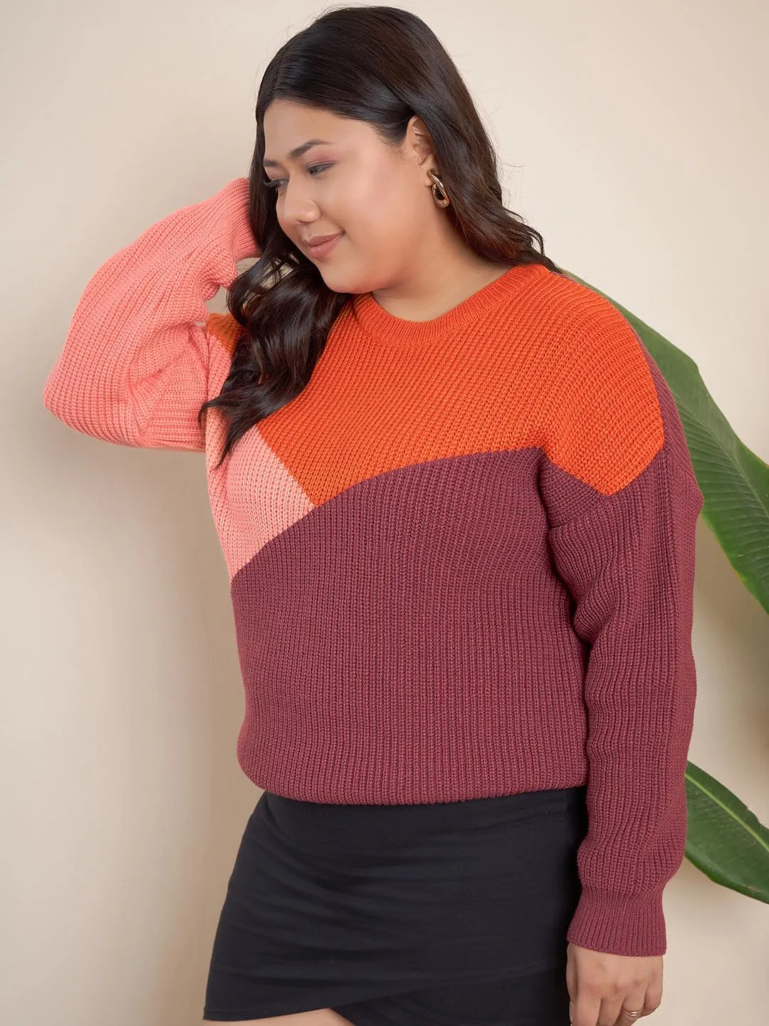 Color Block Sweater