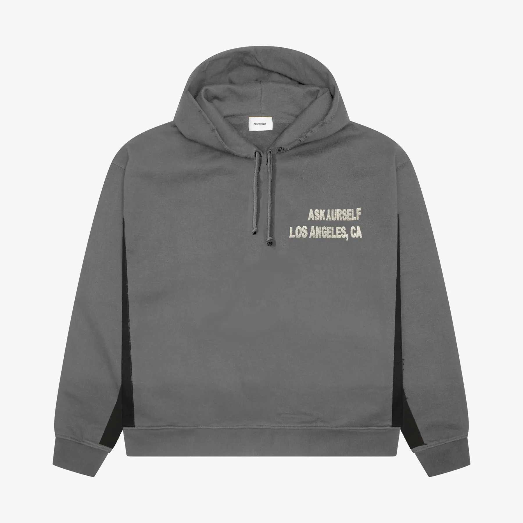 CONTRAST INSERT  HOODIE