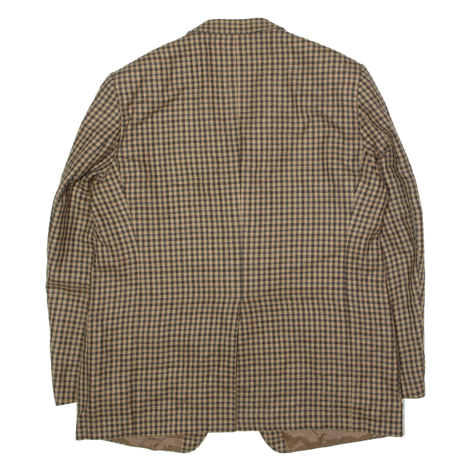 COOPERS Mens Blazer Jacket Brown 80s Houndstooth XL