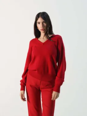 Coquelicot Sweater - Rouge