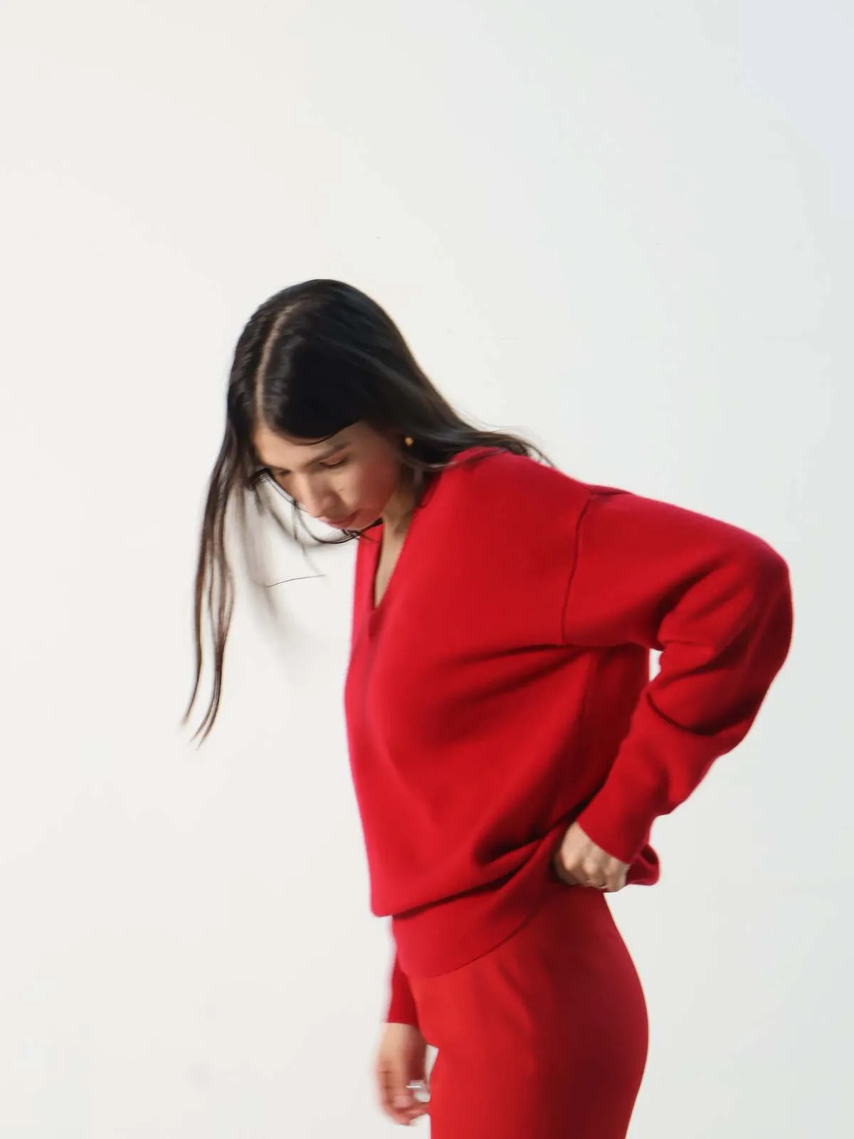 Coquelicot Sweater - Rouge