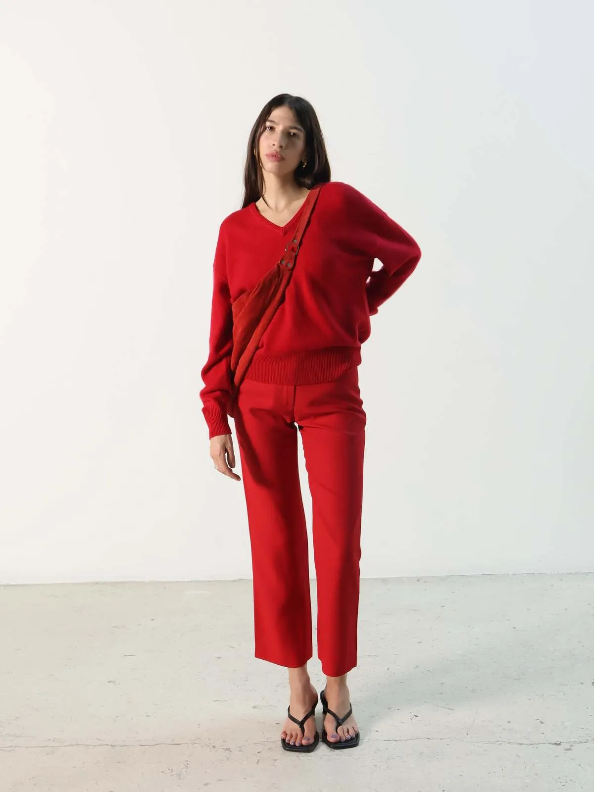 Coquelicot Sweater - Rouge