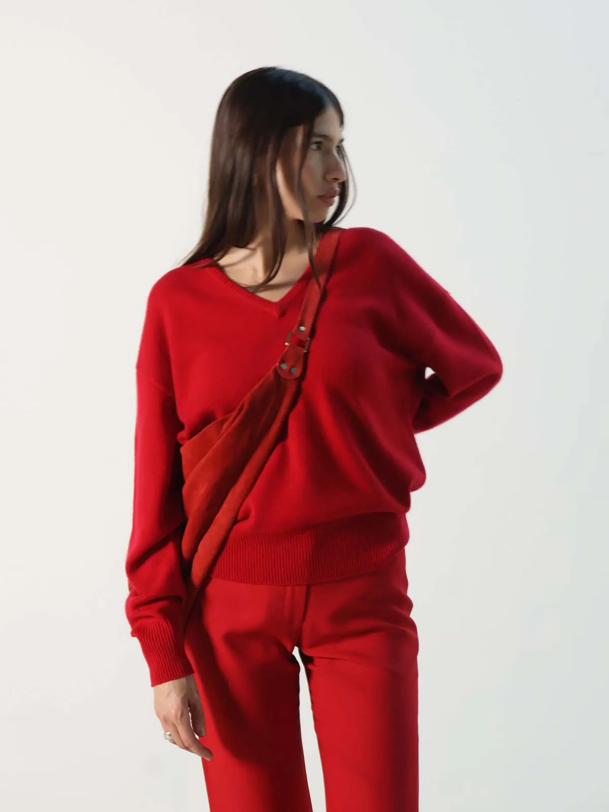 Coquelicot Sweater - Rouge