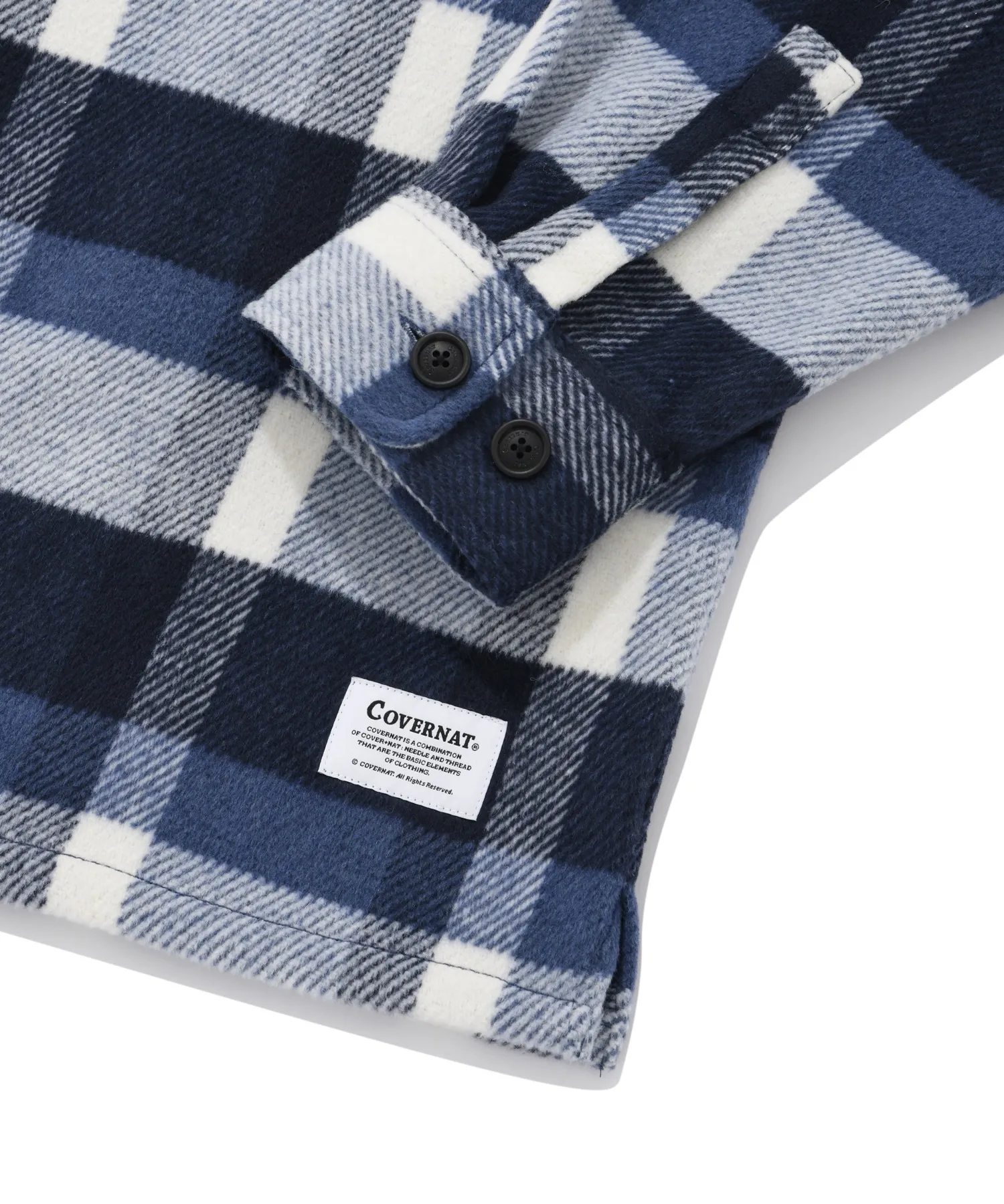 COVERNAT  |[COVERNAT]★flannel check shirt jacket