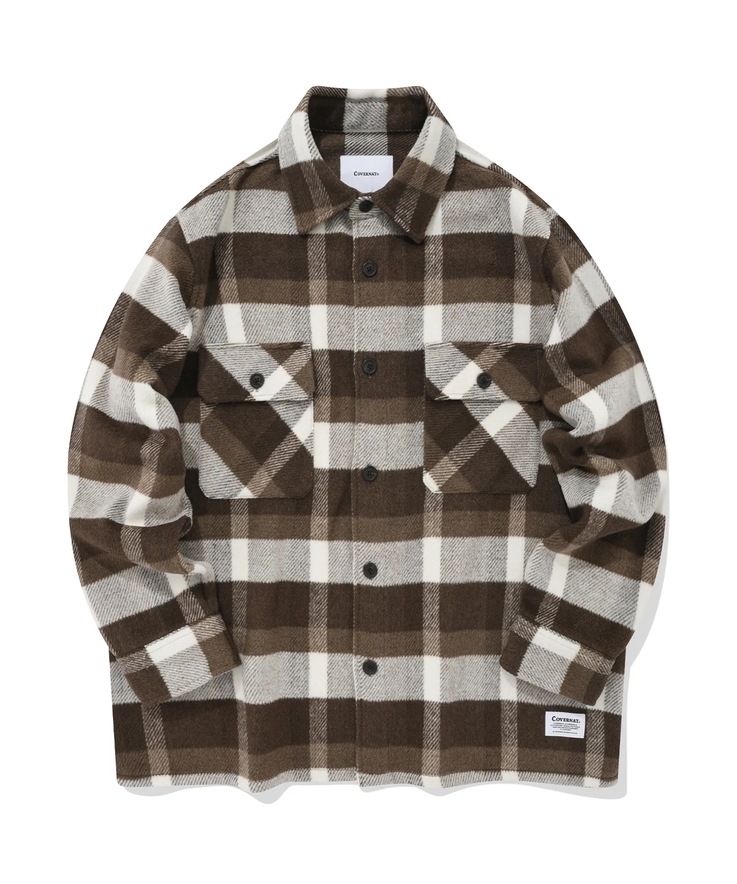 COVERNAT  |[COVERNAT]★flannel check shirt jacket