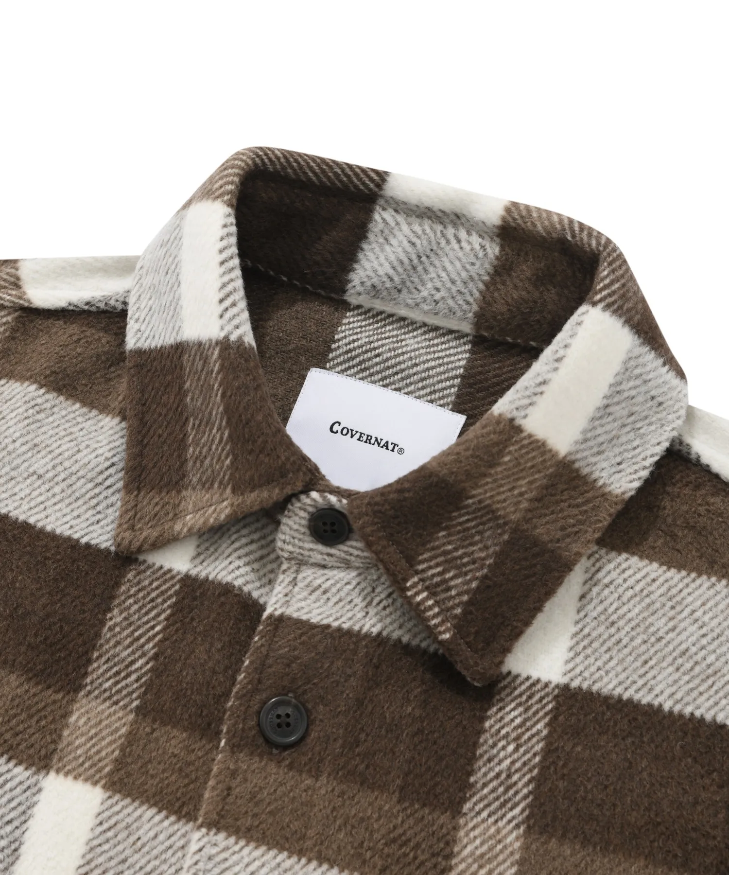 COVERNAT  |[COVERNAT]★flannel check shirt jacket