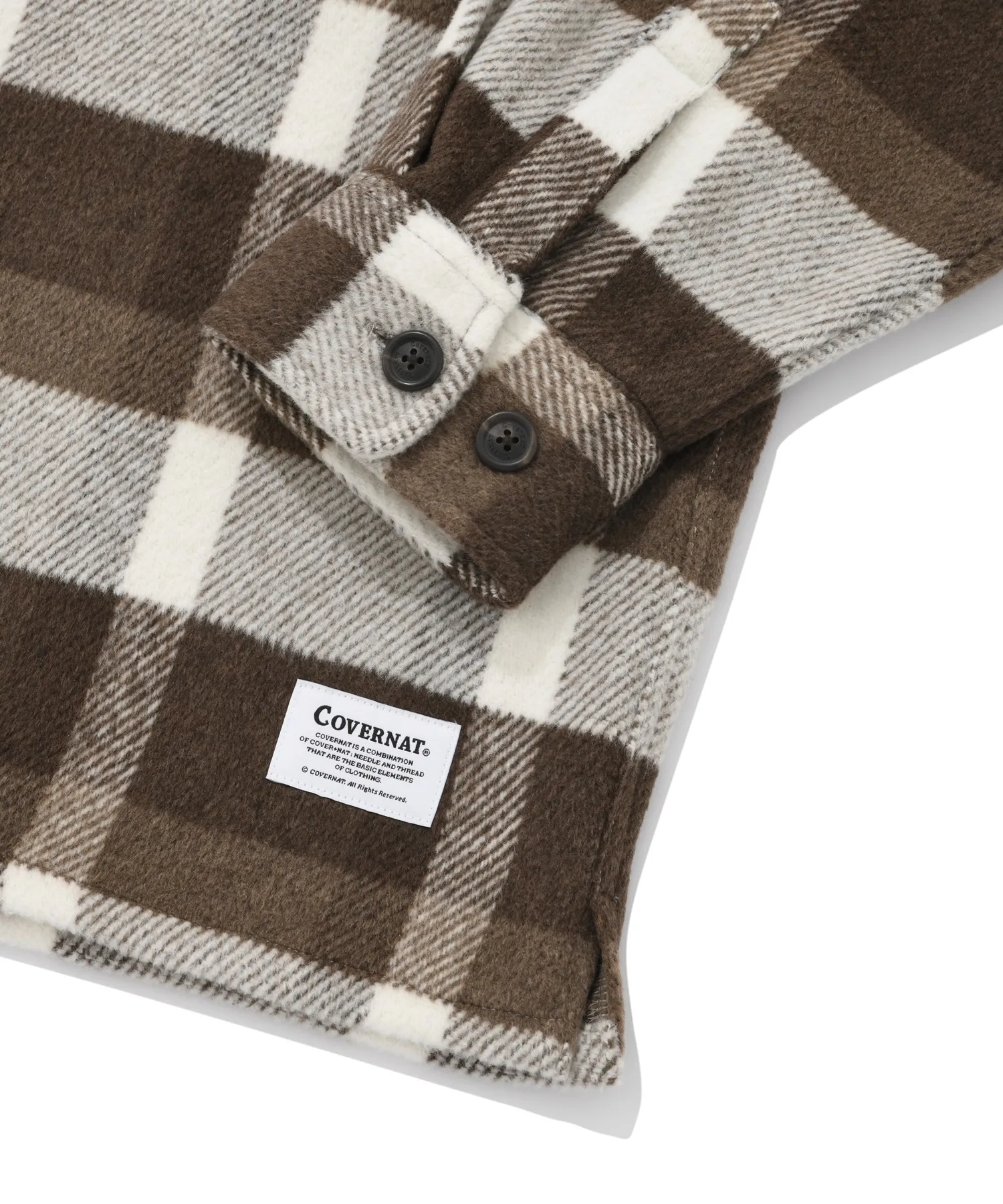 COVERNAT  |[COVERNAT]★flannel check shirt jacket