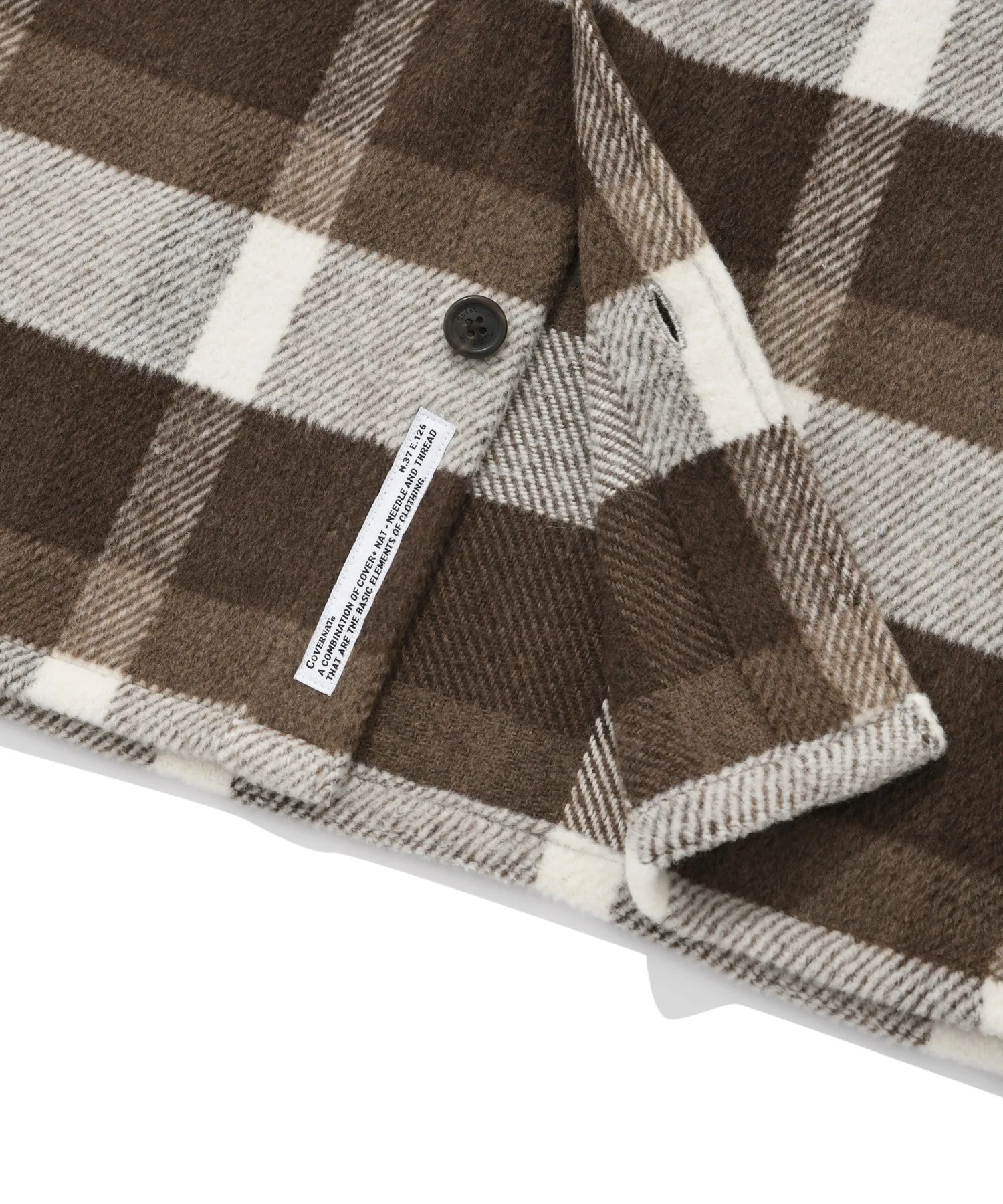 COVERNAT  |[COVERNAT]★flannel check shirt jacket