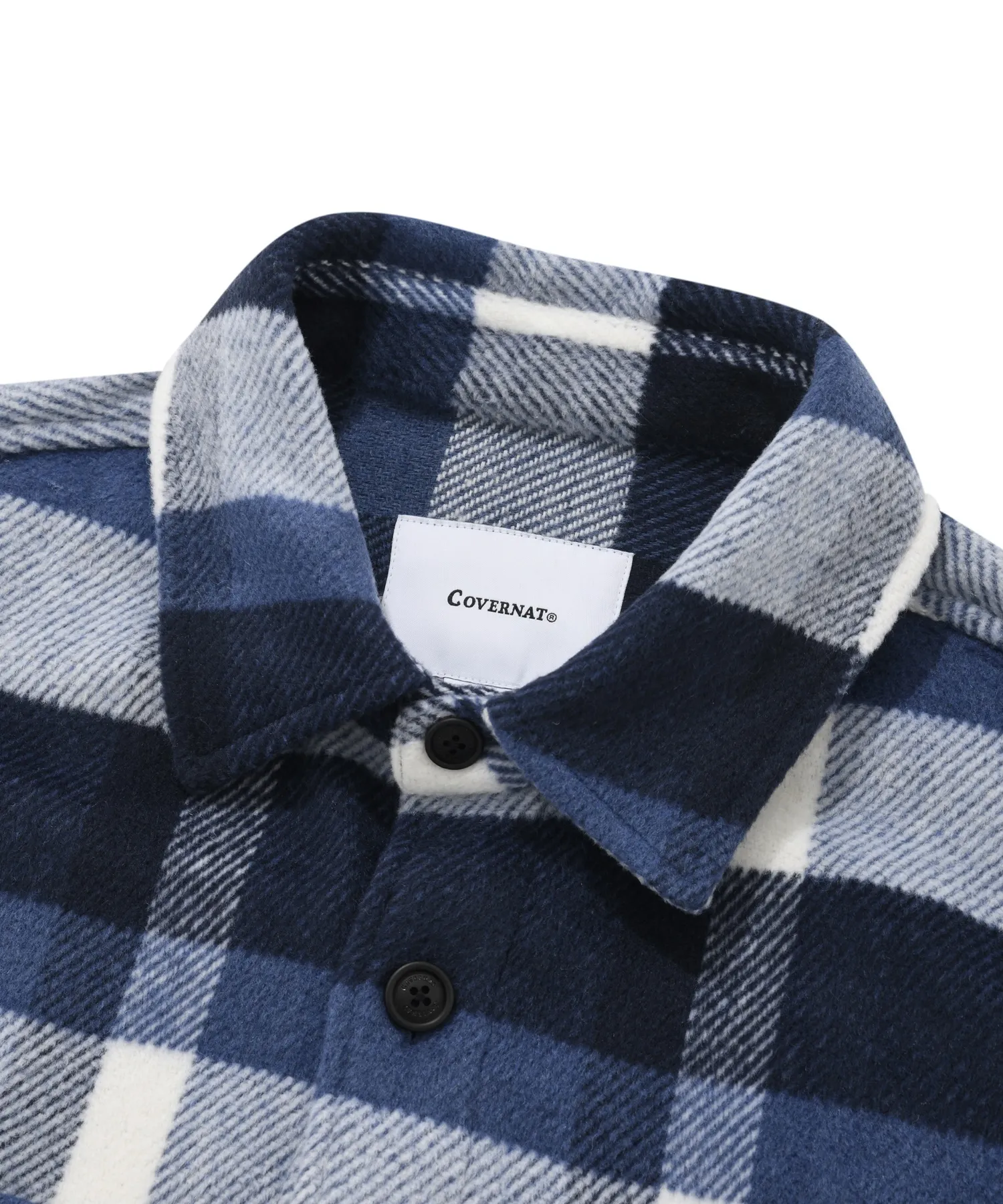 COVERNAT  |[COVERNAT]★flannel check shirt jacket