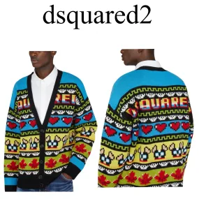 D SQUARED2  |Wool Cotton Luxury Cardigans