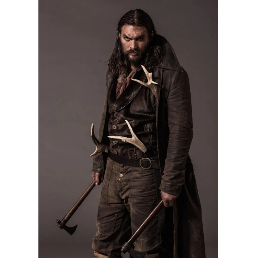 Declan Harp Frontier Jason Momoa Coat - Famous Jackets