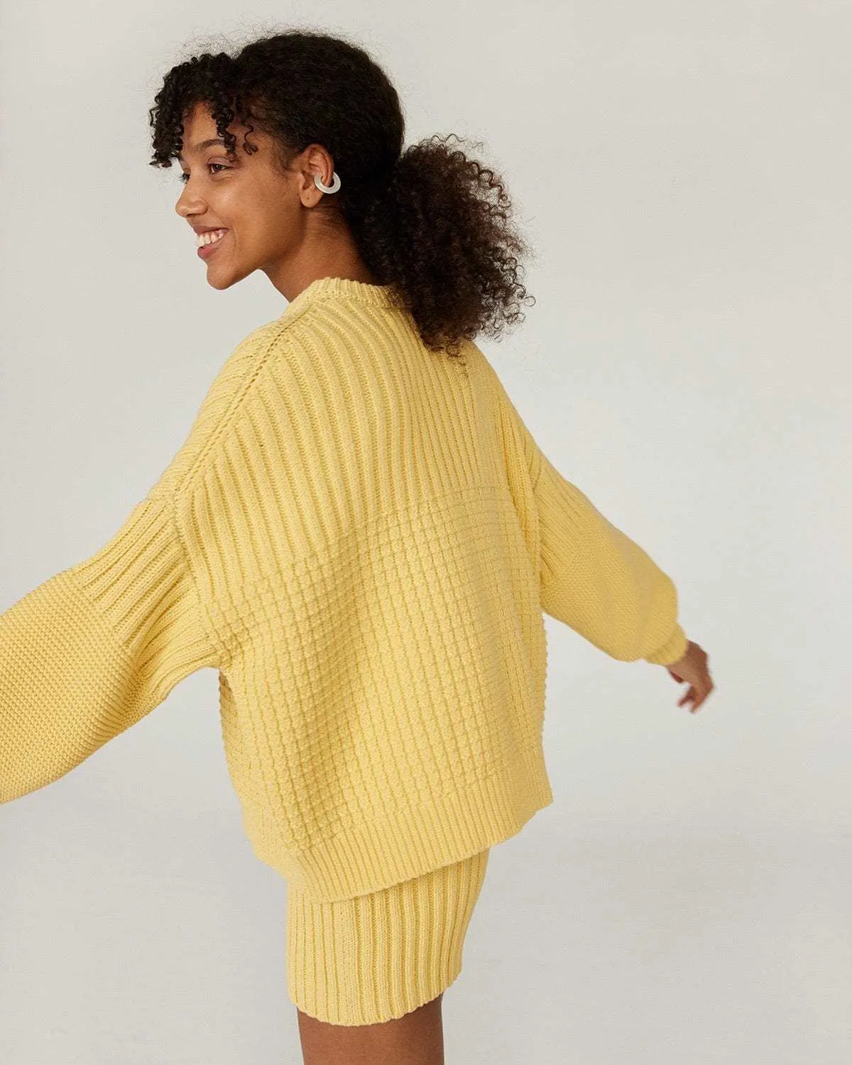 Delia Sweater - Lemon