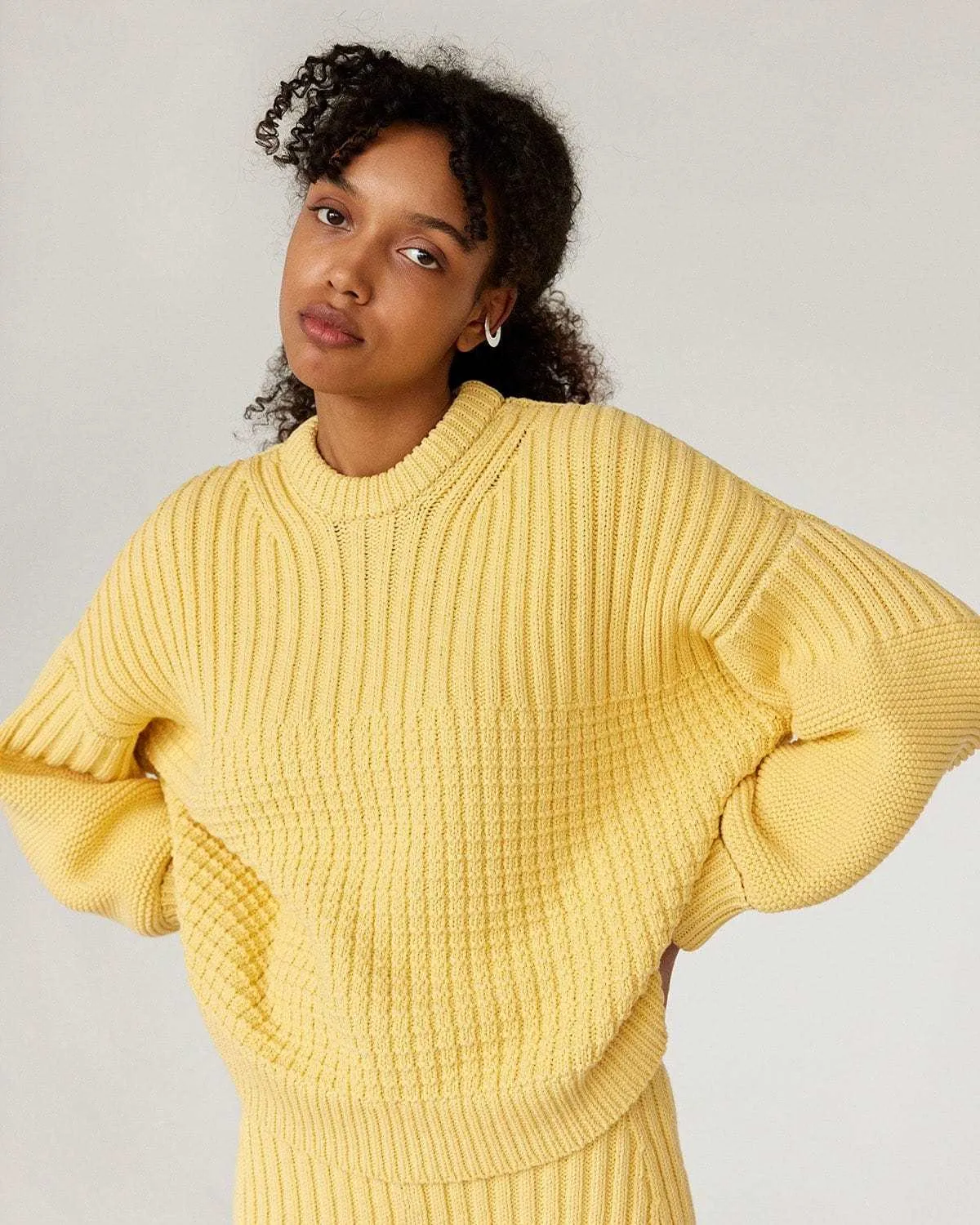 Delia Sweater - Lemon