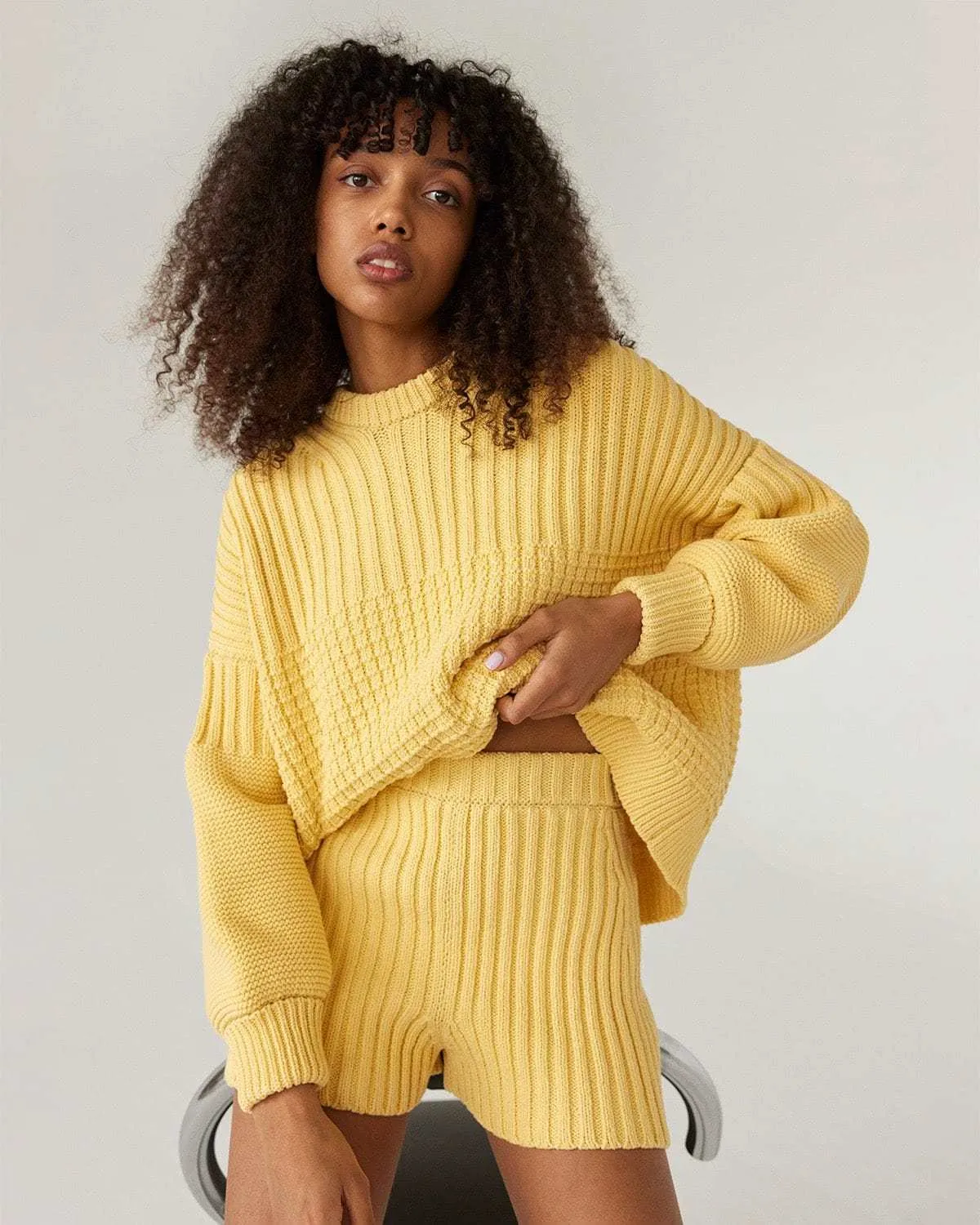 Delia Sweater - Lemon