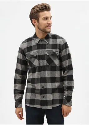 Dickies Men's Sacramento Flannel Shirt Gray