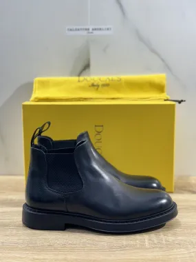 Doucal’s Chelsea Boot Uomo Luxury Men Doucal’s Men Boot Pelle Nero 40