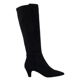 DUNE LONDON Sera Suede Knee-High Boots - Black