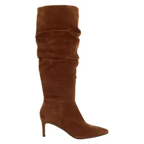 DUNE LONDON Slouchings Knee High Boots - Brown