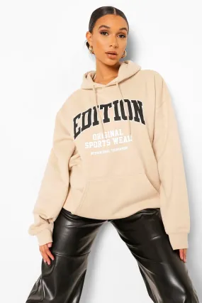 Edition Slogan Hoodie