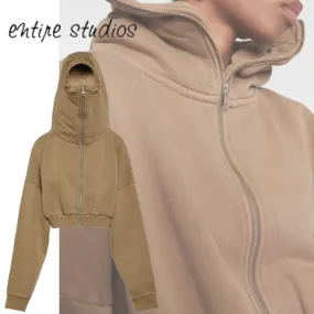 entire studios  |Street Style Plain Cotton Hoodies & Sweatshirts