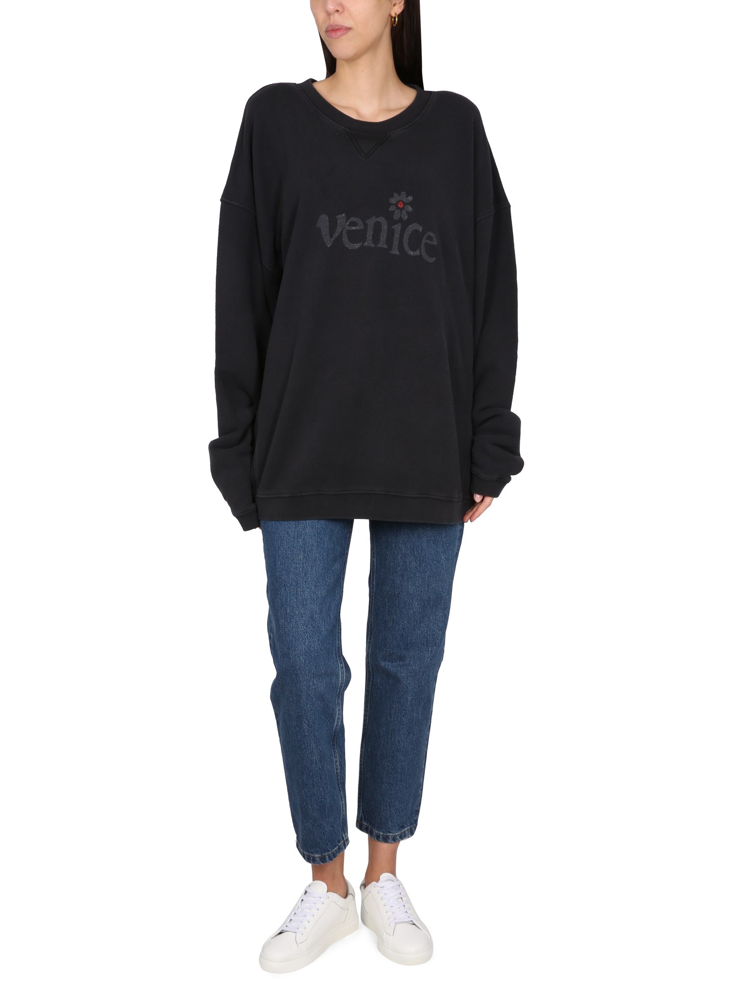 ERL    COTTON SWEATSHIRT WITH LOGO