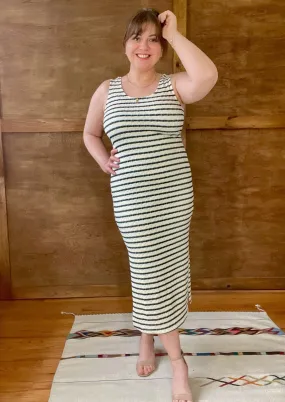 Final Sale - Striped Tank Dress