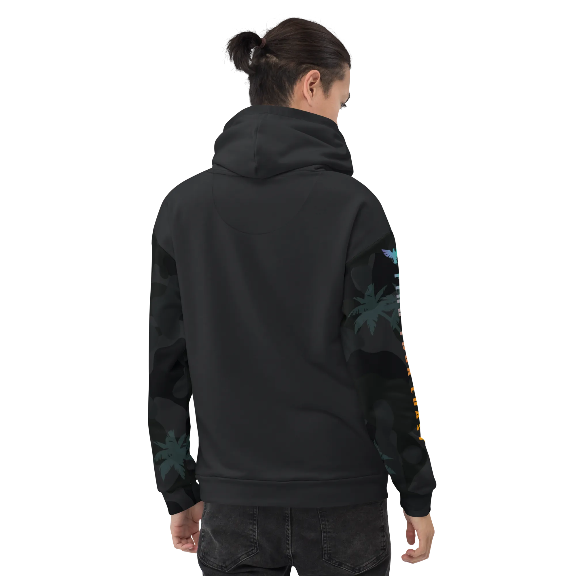 Find Your Coast Palm Sleeve Recycled Hoodie